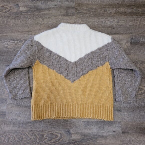 ZARA | Colour Block Knit Pullover Sweater | Sz. S - Picture 11 of 11